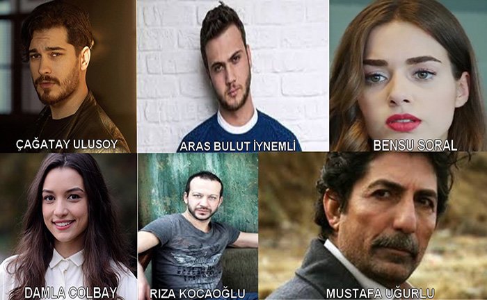 cagatay ulusoy's new tv series: Within (iceride) Cast