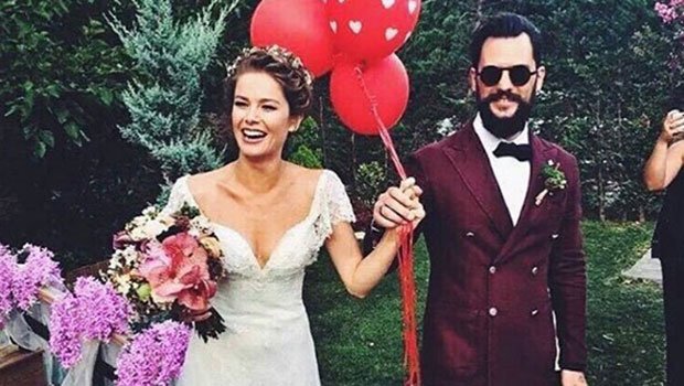 Burcu Biricik got married to Emre Yetkin on July 30, 2016