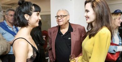Angelina Jolie and Tuba Buyukustun Meet in LA, USA - Featured