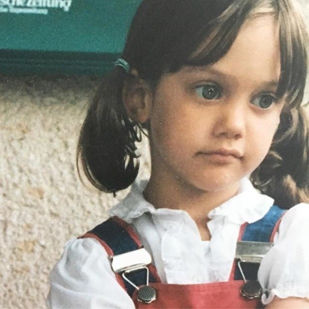 Meryem Uzerli Childhood Photo