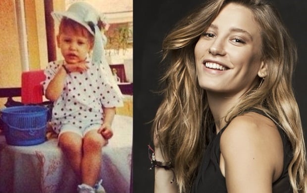 Serenay Sarikaya Childhood Photo and Seranay Sarikaya 2018 Photo