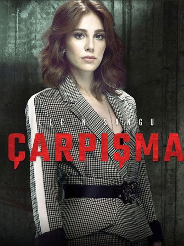 Elcin Sangu as Zeynep in Turkish Drama Collision (Çarpışma)