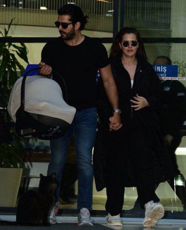 Burk Ozcivit and His Wife Fahriye Evcen