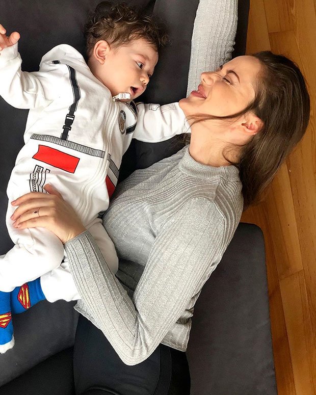 Fahriye Evcen Shares 1st Photo Of Her Adorable Baby Boy Karan Özcivit 3 Burak Ozcivit Son
