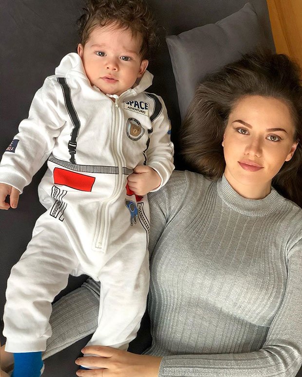 Fahriye Evcen Shares 1st Photo Of Her Adorable Baby Boy Karan Özcivit 2 Fahriye evcen son