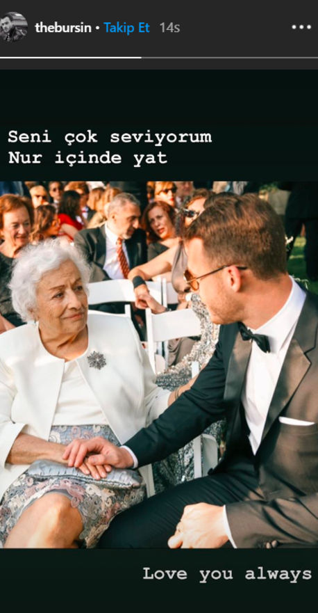 Kerem Bursin’s Grandmother Passed Away 2 Kerem Bursin's Grandmother