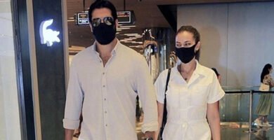 Burak Özçivit and Fahriye Evcen Go Shopping for Their Son Karan