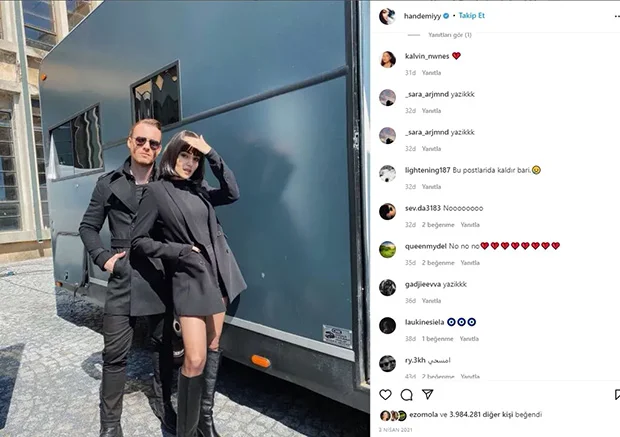 The Love of Hande Ercel and Kerem Bursin Has Ended 3 The set of Turk’sh series You Knock on My Door (Sen Cal Kapimi)